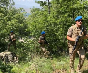 Aksaray’da komandolar ormanda denetim yapıyor