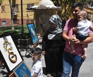 Siverek’te çivi tel sanatı sergisi