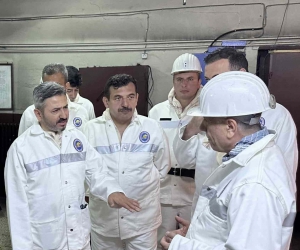 Çalışma ve Sosyal Güvenlik Bakan Yardımcısı Aydın, maden ocağına indi