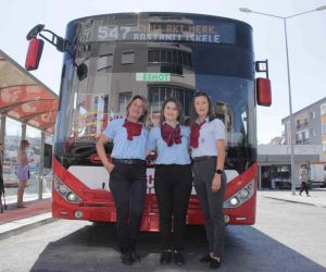 İzmir’in kadın otobüs şoförlerinden herkes memnun