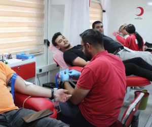 Iğdır’da Kızılay’ın kan bağışı kampanyasına yoğun ilgi