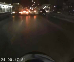 Makas atarken facianın eşiğinden döndüğü o anlar kamerada