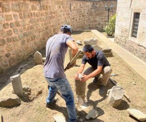 Edirne’deki Hıdırağa Camisi’nin haziresindeki mezar taşları onarıldı