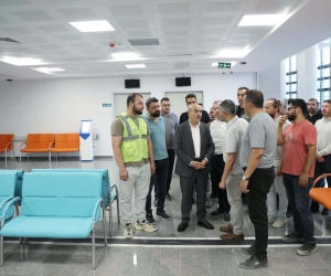Vali Demirtaş, eğitim ve araştırma hastanesi ek hizmet binasını inceledi