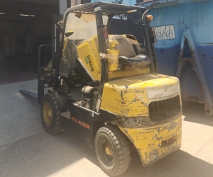 İnegöl’de forkliftle çarpışan motosikletli ağır yaralandı