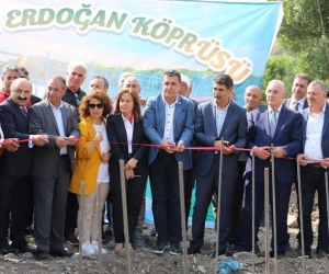 ‘Kura Nehri Sabri Erdoğan Köprüsü’nün temeli atıldı