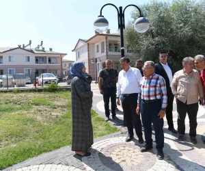 Başkan Büyükkılıç, şifalı su merkezi olan İçmeceleri inceledi