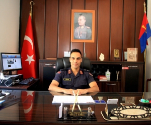 Kula’nın yeni Jandarma Komutanı Üsteğmen Yüksel göreve başladı