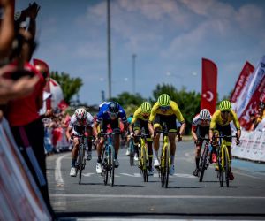 Uluslararası 100. Yıl Cumhuriyet Bisiklet Turu’nun 3. etabı sona erdi