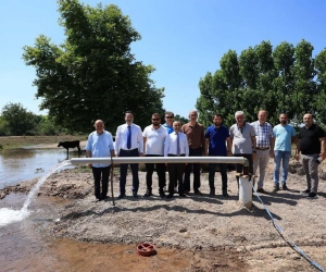 Hendekli muhtarlardan Büyükşehir’e sondaj teşekkürü