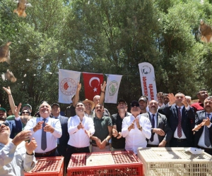 Özdemir; yaban hayatının desteklenmesi programına katıldı
