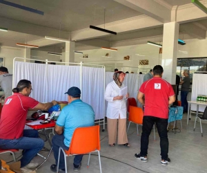 Rekor kan bağışı yapan vatandaşa altın madalya