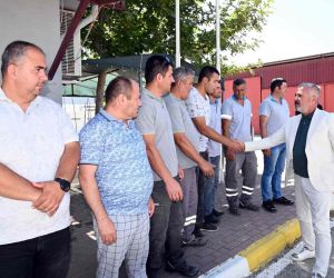 Manavgat Belediyesi cenaze işleri şantiyesi yenilendi