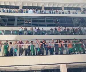 Çankaya Belediyesi personelinden Başkan Taşdelen’e protesto