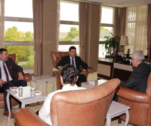 Ulaştırma ve Altyapı Bakan Yardımcısı Osman Boyraz’dan ESOGÜ Rektörü Prof. Dr. Kamil Çolak’a ziyaret