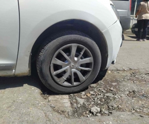 Küçük Oto Sanayi Sitesi esnafı bozuk yollarına kalıcı çözüm istiyor