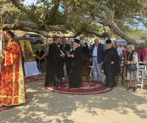 Gökçeada’da ’Meryem Ana’yı anma günü ayini’ yapıldı