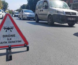 Bakırköy’de dron destekli yaya geçidi denetimde sürücüler böyle itiraz etti