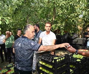 Başkan Aktaş’tan çiftçiye tarlada ziyaret
