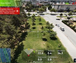 Kocasinan Belediyesi Drone ile Açık Alanları İlaçlıyor
