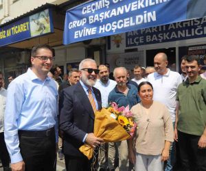 AK Parti Grup Başkanvekili Yenişehirlioğlu, kaza sonrası ilk ziyaretini Akhisar’a yaptı