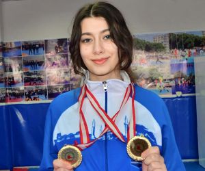 Yunusemreli Afra wushuda Balkan Şampiyonu