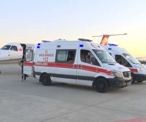 Uçak ambulans, bu sefer 13 günlük bir bebek ve iki genç hasta için havalandı