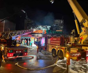 Ankara’da market yangını