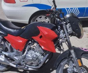 Çaldığı motosikletin rengini değiştiren hırsız yakalandı
