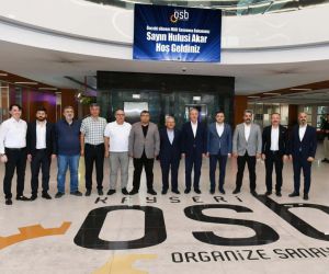 OSB Başkanı Yalçın, Hulusi Akar’a projelerini anlattı, sanayicilerin arsa taleplerini iletti