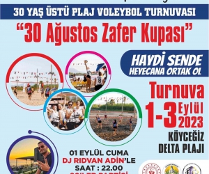 Köyceğiz’de Plaj Voleybol Turnuvası gerçekleştirilecek