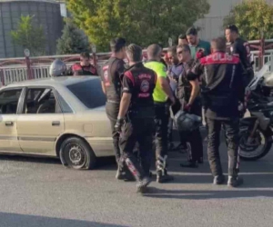 Kaçan sürücü film gibi kovalamaca sonucu yakalandı