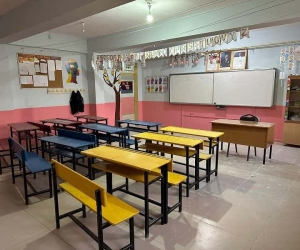 Fedakâr öğretmenler okulu eğitim öğretime hazırladı