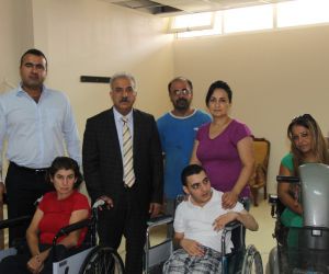 Samandağ Belediye Başkanı Nehir, engellilerle bir araya geldi