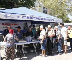 Aydın Büyükşehir Belediyesi merhum Başbakan Menderes’i andı