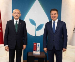 CHP lideri Kılıçdaroğlu DEVA Partisi Genel Başkanı Babacan ile görüştü