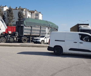 Yenişehir yolunda korku dolu anlar