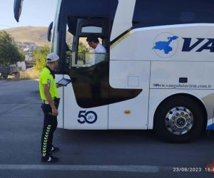 Elazığ’da otobüs şoförleri bilgilendirildi