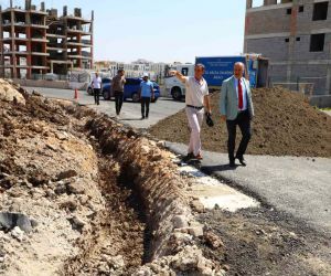 Diyarbakır’da yeni imar alanlarında içme suyu şebekesi çalışmaları sürüyor