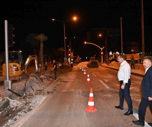 Balıkesir TCDD Gar meydanında hummalı çalışma