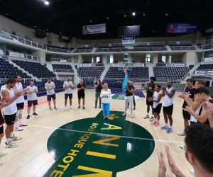 Başkan Şeniz Doğan basketbol takımını ziyaret etti