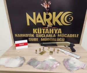 Kütahya’da uyuşturucu ticareti yaptığı iddia edilen şahıs tutuklandı