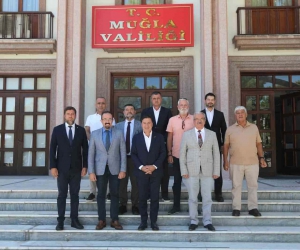 Muğla Valisi Akbıyık, Bodrum’dan gelen heyet ile görüştü