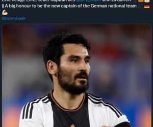 Almanya’da milli takımın yeni kaptanı İlkay Gündoğan