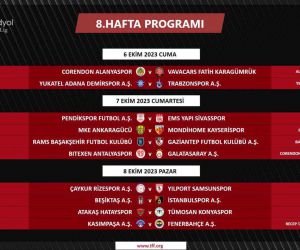 Trendyol Süper Lig’de 5-18. hafta maçlarının programı açıklandı