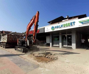 Germencik’te Lozan Caddesi yenileniyor