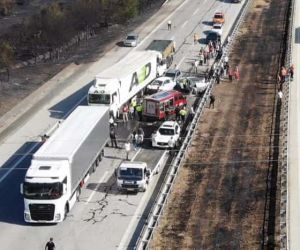 Edirne’deki kazada ölü sayısı 2’ye yükseldi: Olay yeri havadan görüntülendi