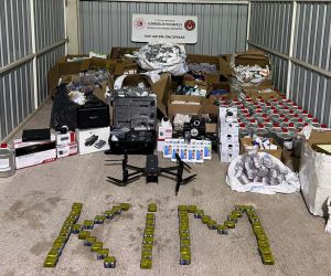 Öncüpınar sınır kapısında 25 milyon liralık kaçak ilaç ve elektronik eşyalar yakalandı