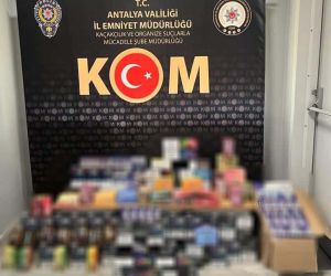 Antalya’da 4 milyon liralık kaçakçılık operasyonu