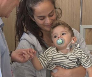 Şahdamarında baloncuk 1,5 yaşındaki bebek, anjiyoyla sağlığına kavuştu